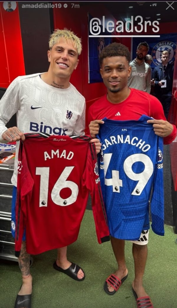 遭遇网暴!阿玛德赛后晒与加纳乔合影后清空社媒,不过他一切安好 遭遇网暴!阿玛德赛后晒与加纳乔合影后清空社媒,不过他一切安好