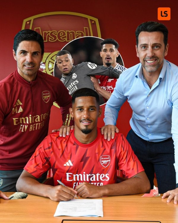 坚决不放人！队报：皇马多次想尝试签萨利巴；球员想随枪手夺英超