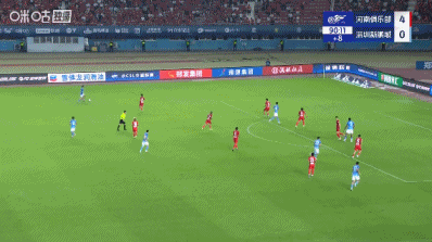 下半场补时阶段,韦斯利捅射破门,新鹏城扳回一球仍1-4追赶 河南 下半场补时阶段,韦斯利捅射破门,新鹏城扳回一球仍1-4追赶 河南