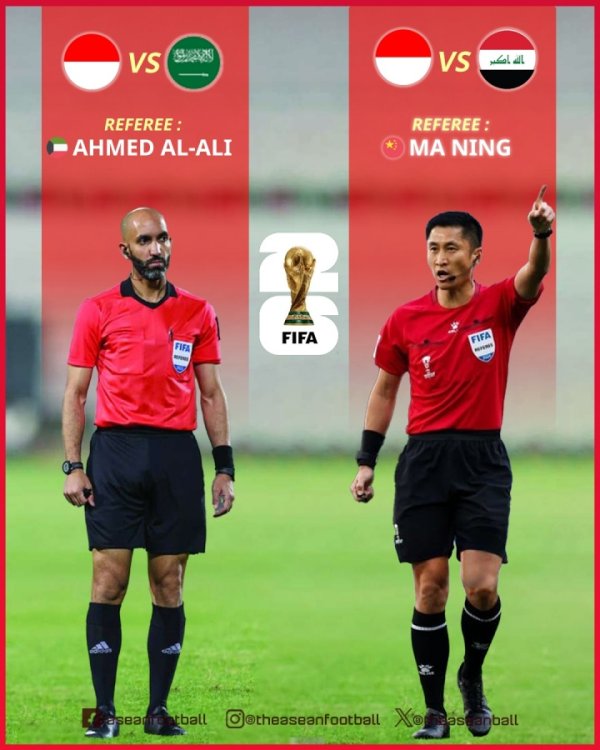 马宁执法印尼世预赛！印尼媒体：他亚洲杯总决赛  给了卡塔尔3个十二码球