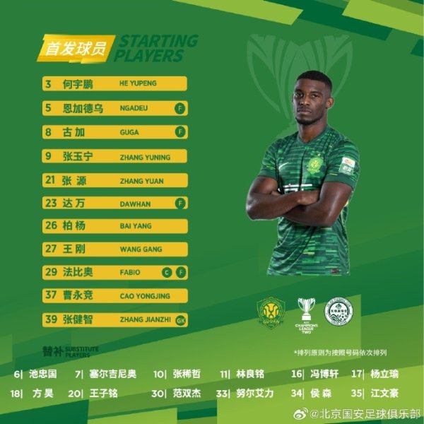 💚 今日杆位 💪 全力以赴 🔰 北京国安,战斗! 💚 今日杆位 💪 全力以赴 🔰 北京国安,战斗!