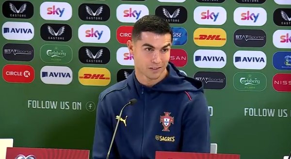 领到国家队首红！C罗赛前：希望别嘘我太多 我发誓会努力做乖孩子